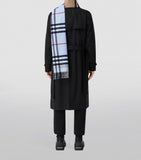 Cashmere Contrast Check Scarf