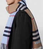 Cashmere Contrast Check Scarf