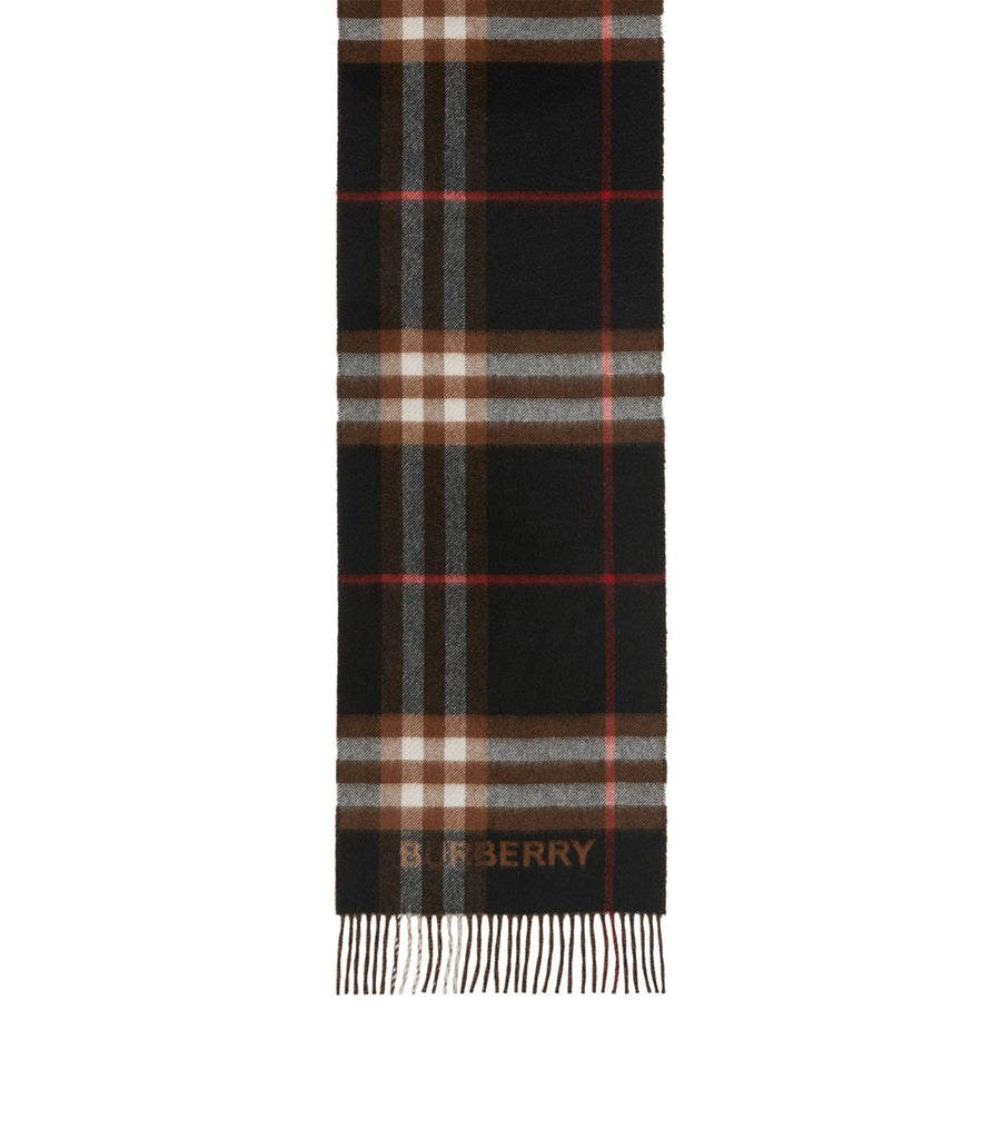 Cashmere Contrast Check Scarf