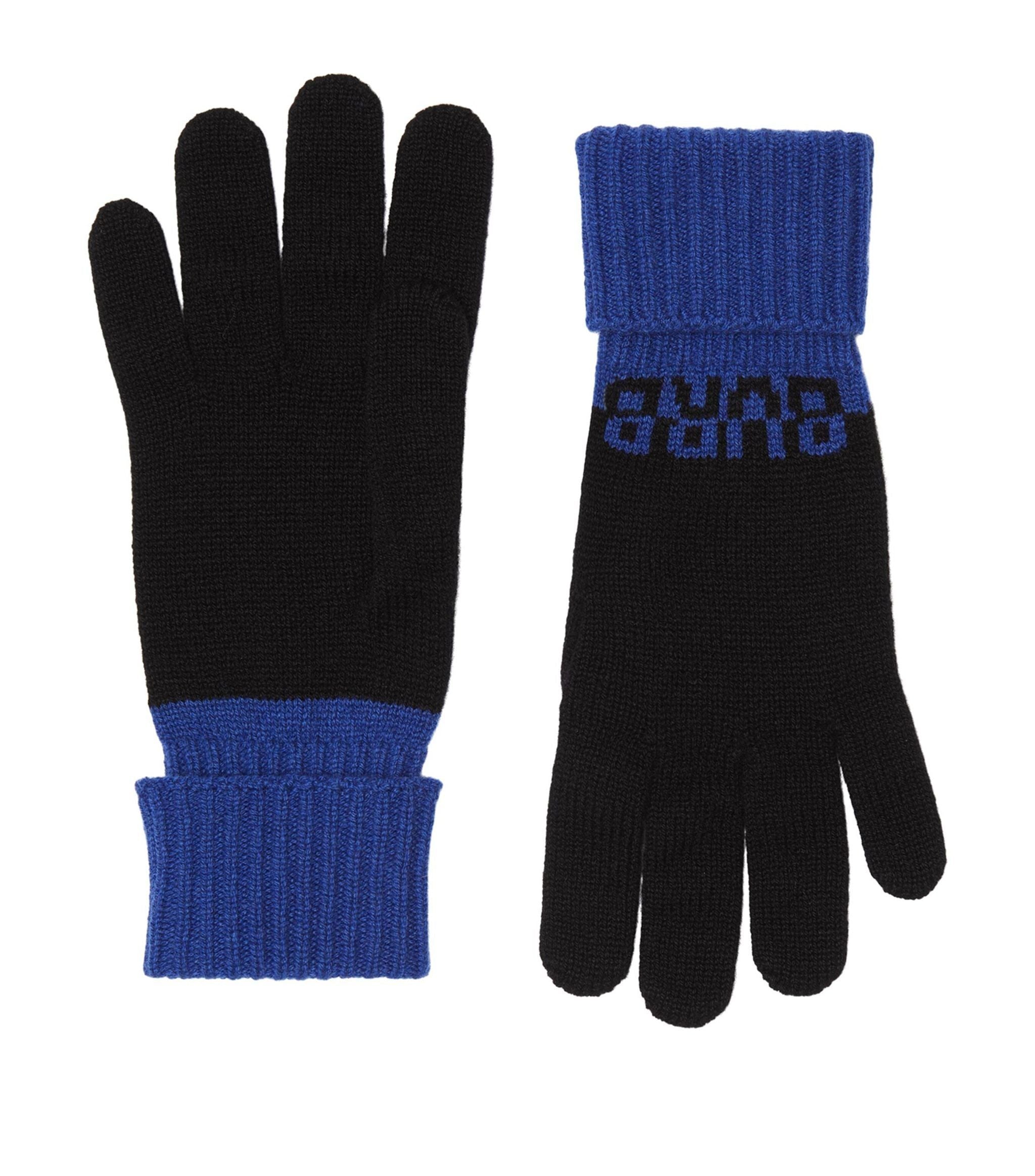 Cashmere Logo Gloves