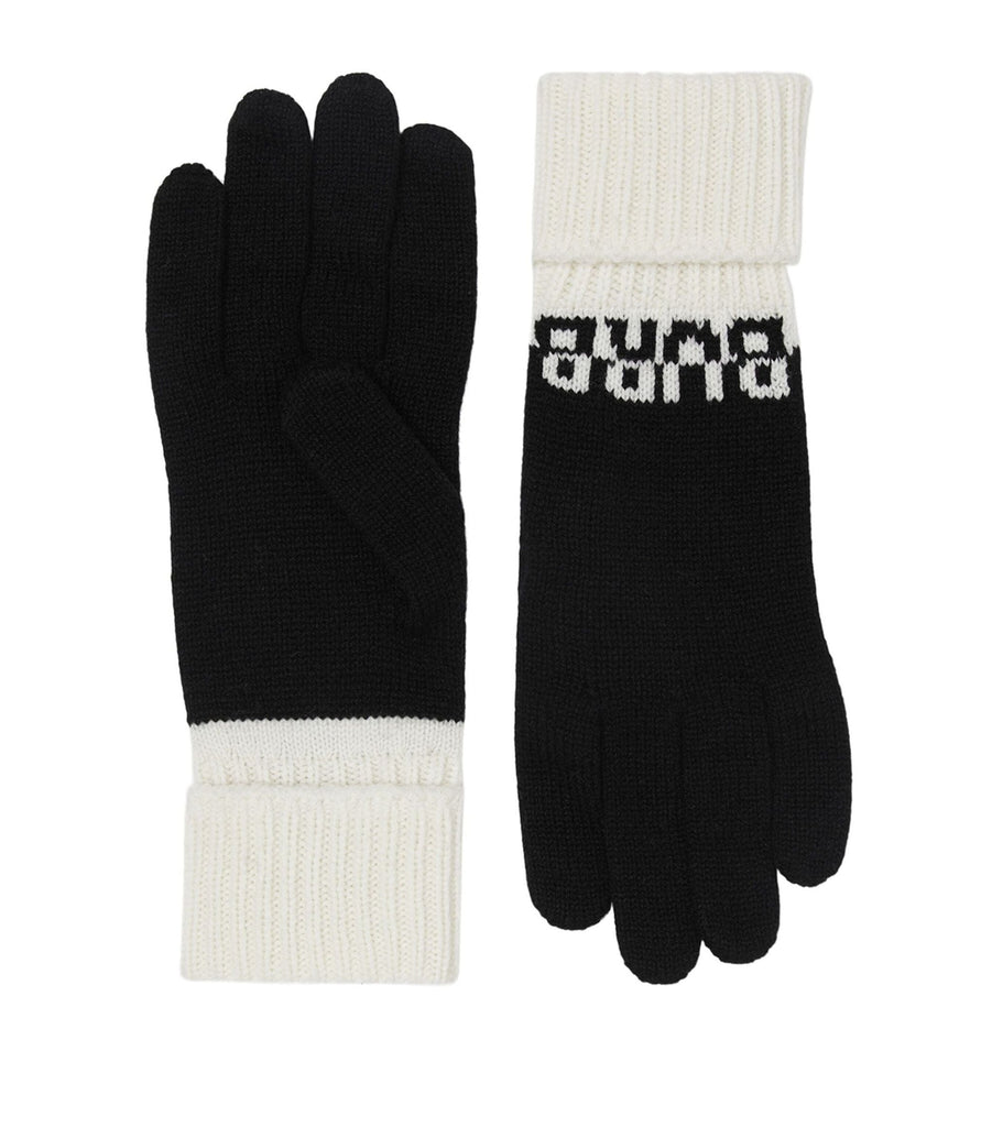 Cashmere Logo Gloves