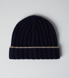 Cashmere Ribbed Beanie