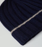 Cashmere Ribbed Beanie