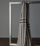 Cashmere-Silk Check Scarf