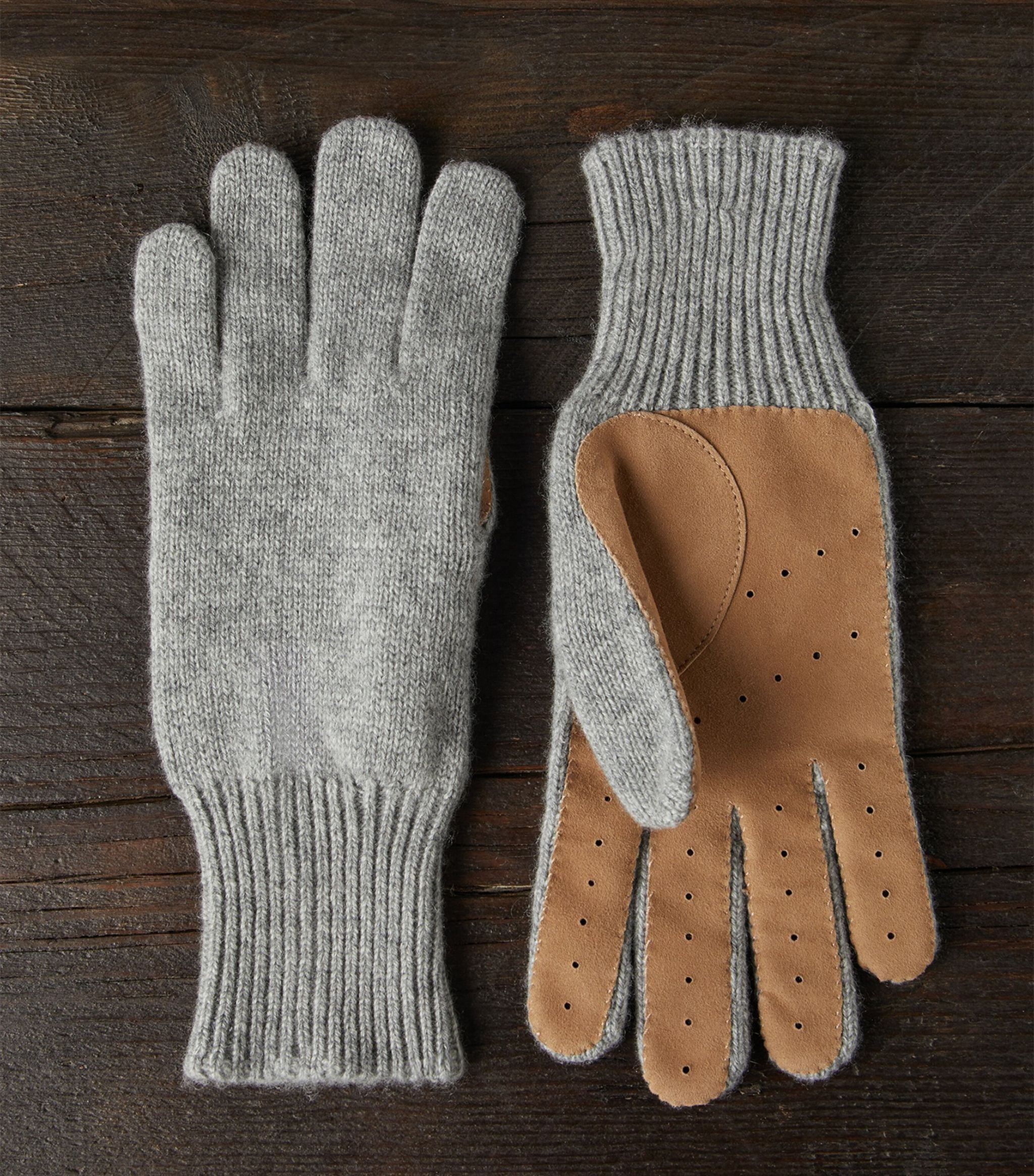 Cashmere-Suede Gloves