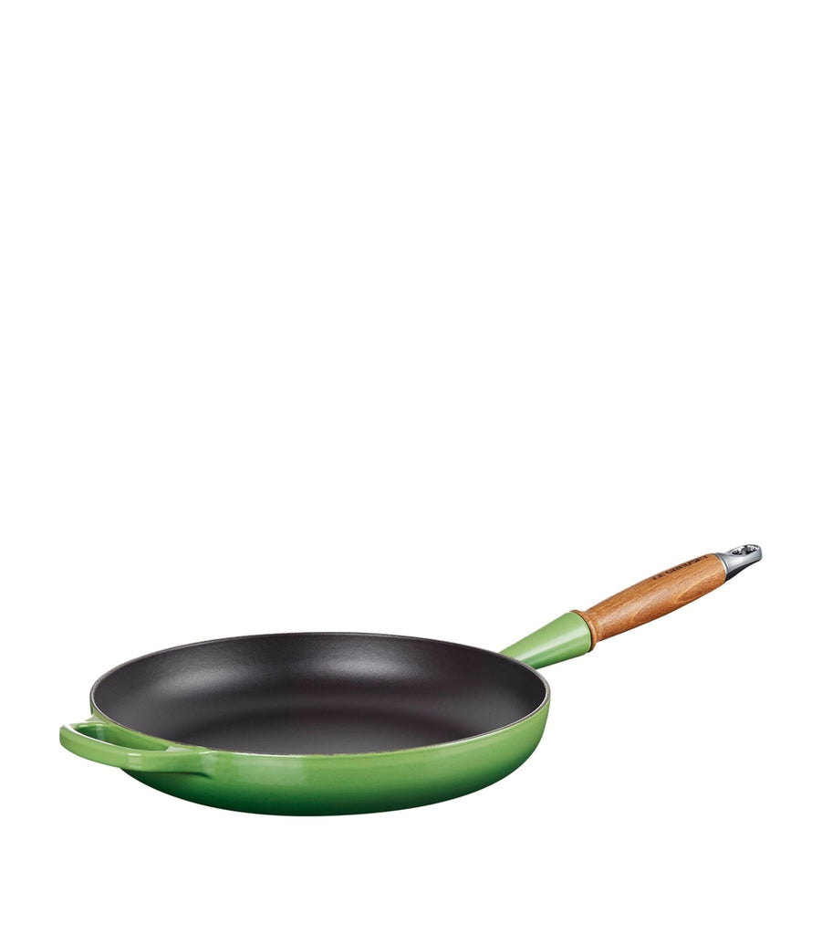 Cast Iron Signature Frying Pan with Wooden Handle (28cm)