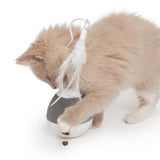 Catit Pixi Spinner Electronic Cat Toy White &amp;amp; Grey