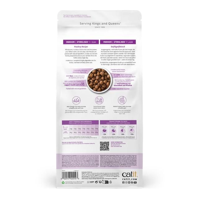 Catit Recipes Dry Adult Indoor   2kg