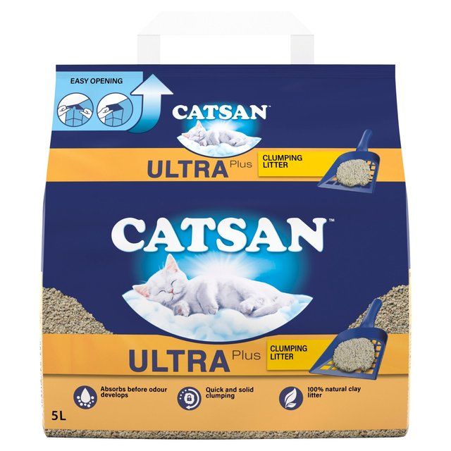 Catsan Ultra Clumping Odour Control Cat Litter   5L