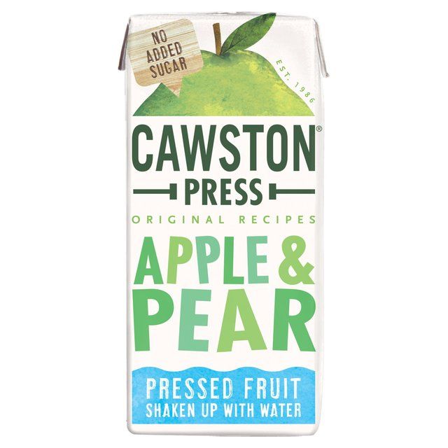 Cawston Press Apple and Pear Juice   18 x 200ml