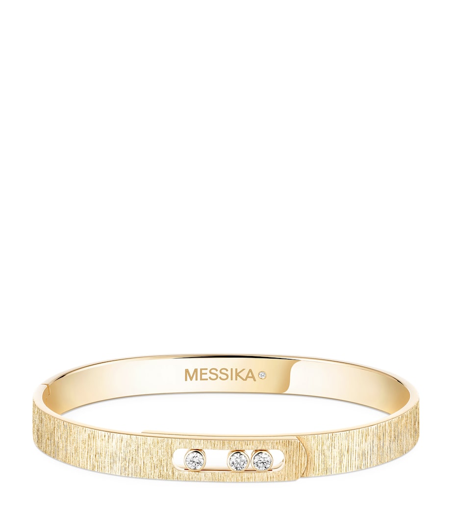 Messika Move Noa diamond yellow gold bangle 0.15ct (British brand)