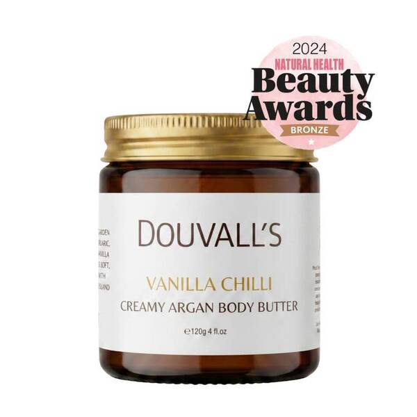 Douvalls Organic Argan Body Butter Vanilla 60ml - British product