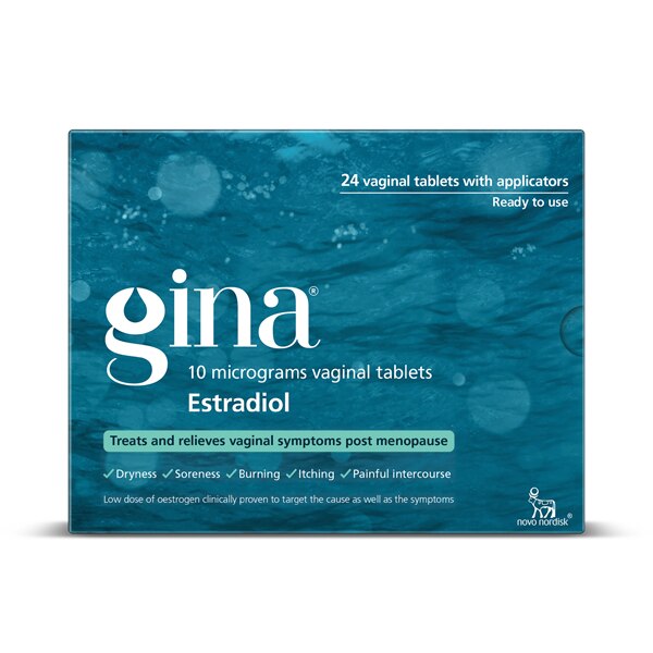 Gina 10 micrograms x 24 vaginal tablets GOODS Superdrug   