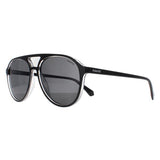 Polaroid PLD 4162/S black polarised aviator sunglasses (British brand)