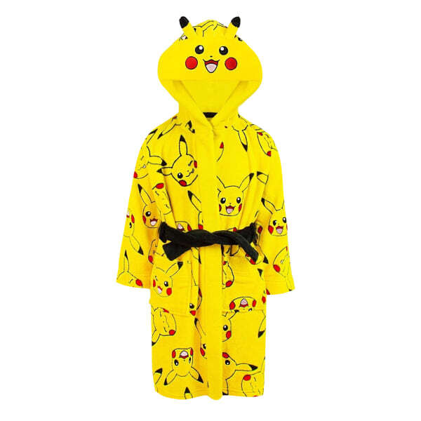 Pokemon Kids Pikachu Robe (4-5 Years) GOODS Superdrug   