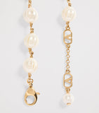 Valentino Garavani faux pearl VLogo bracelet - British product