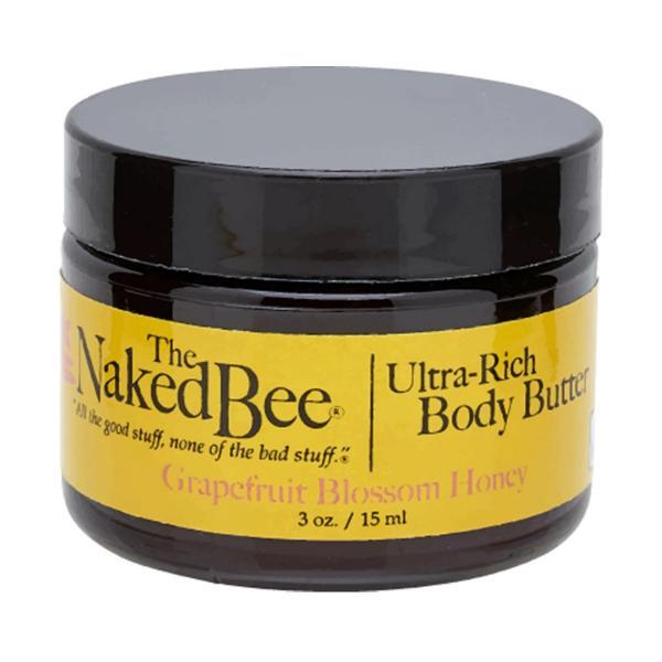 The Naked Bee ultra-rich body butter grapefruit blossom 15ml, UK version