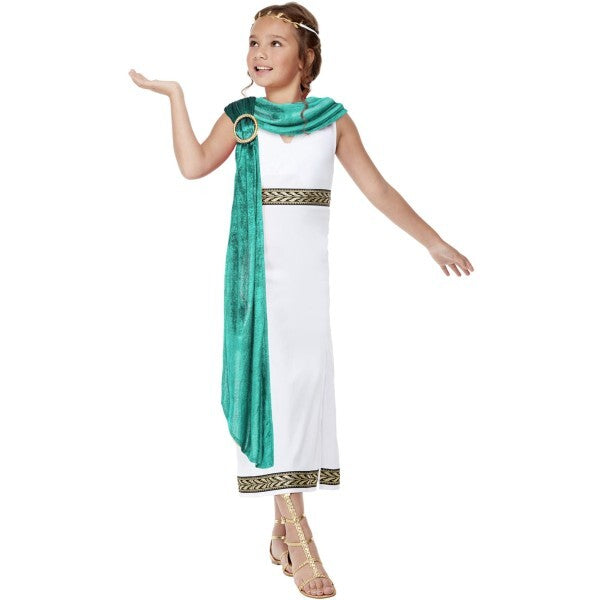 Smiffys girls deluxe Roman toga costume (British brand)