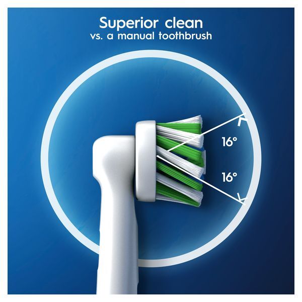 Oral-B CrossAction Replacement Toothbrush Heads, Pack of 4 GOODS Superdrug   