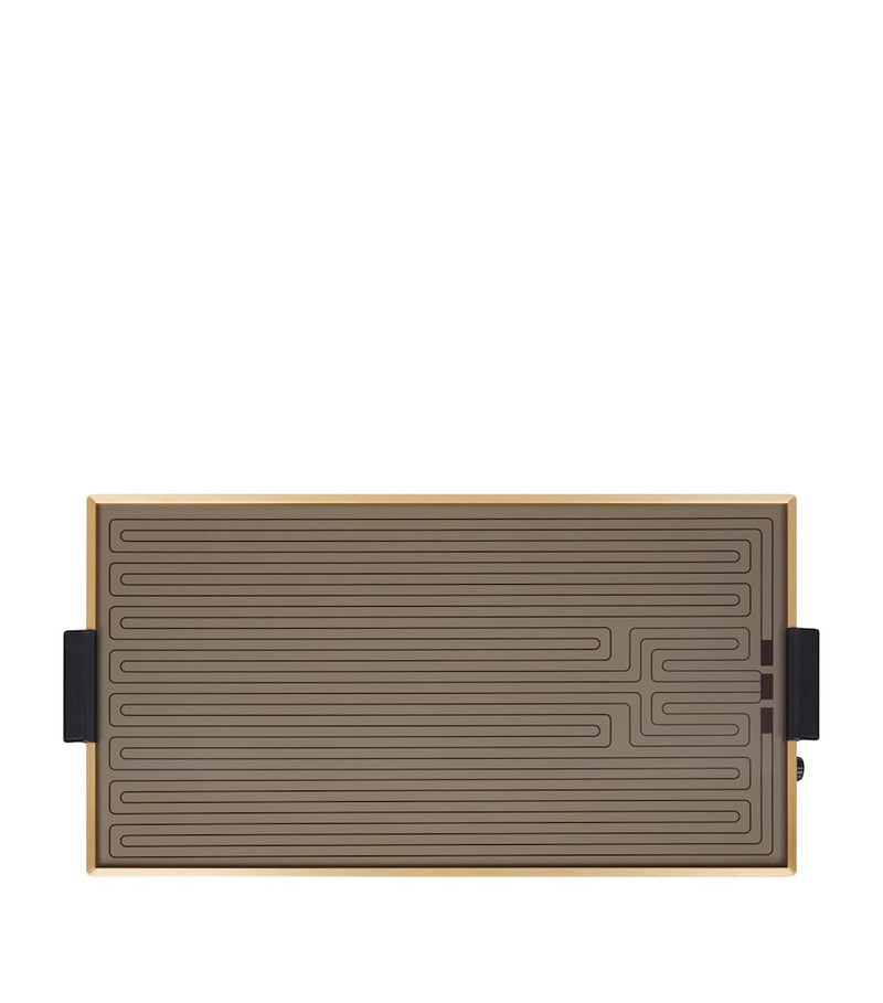 Kaymet electric hotplate bronze glass surface, imported from the UK