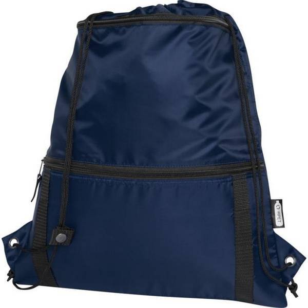 Bullet Adventure recycled insulated drawstring bag 48x39cm (British brand)