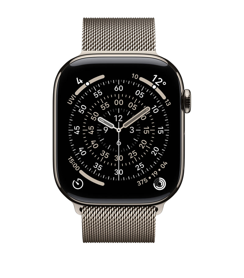 Apple smartwatch Titanium with Natural Milanese Loop 46mm - British product