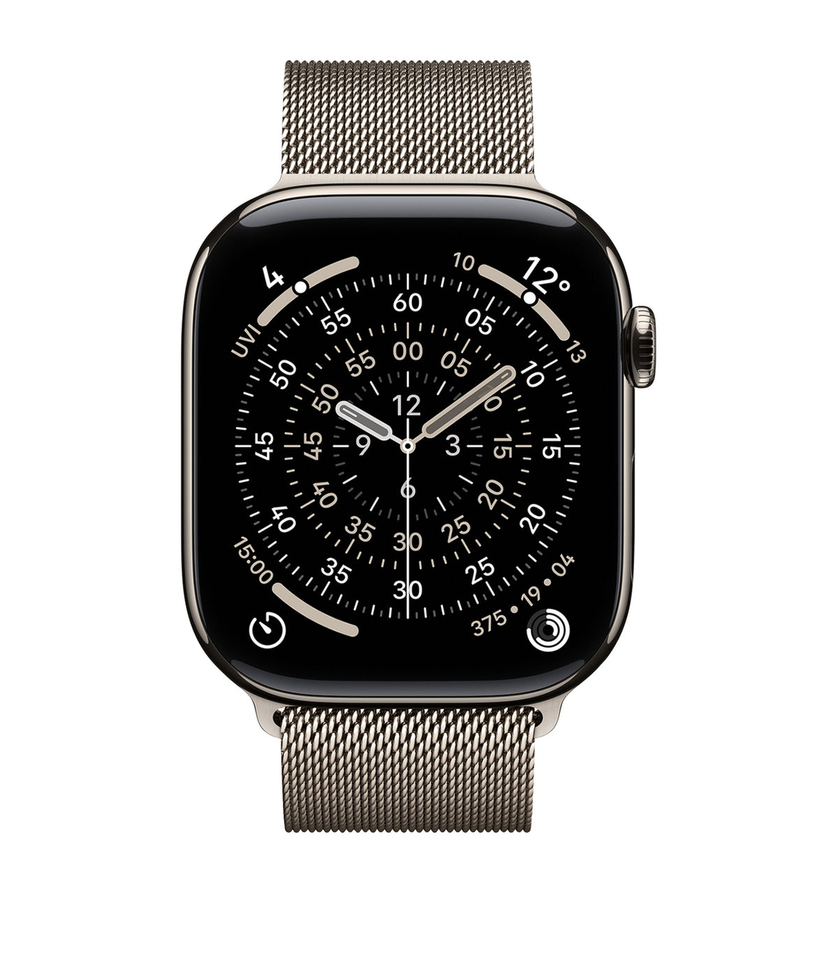 Apple smartwatch Titanium with Natural Milanese Loop 46mm - British product