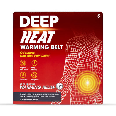 Holland & Barrett Deep Heat Warming Belt 2 Pack- Buy online at McGrocer