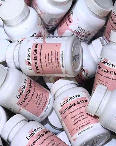 LunèBevra Tremella Glow mushroom supplement (British brand)