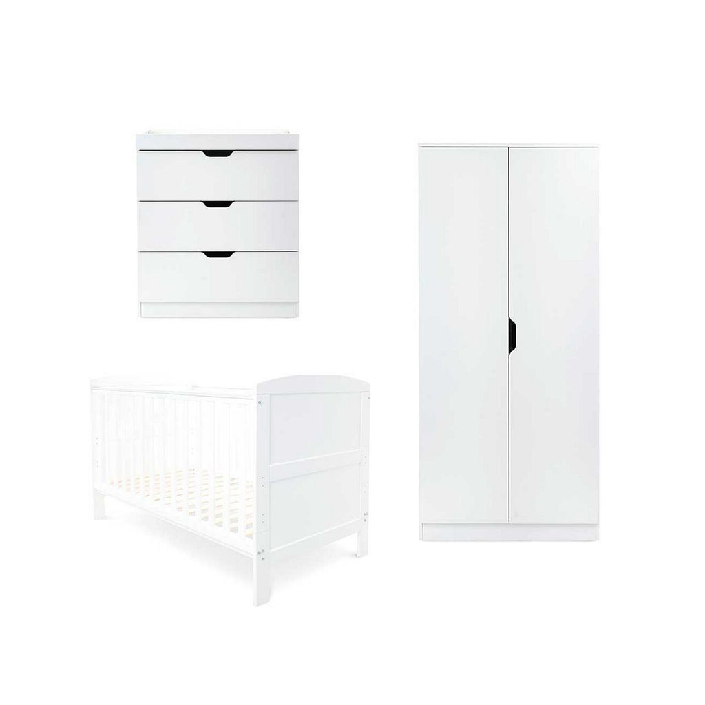 Ickle Bubba Coleby Classic 3 Piece Furniture Set - White