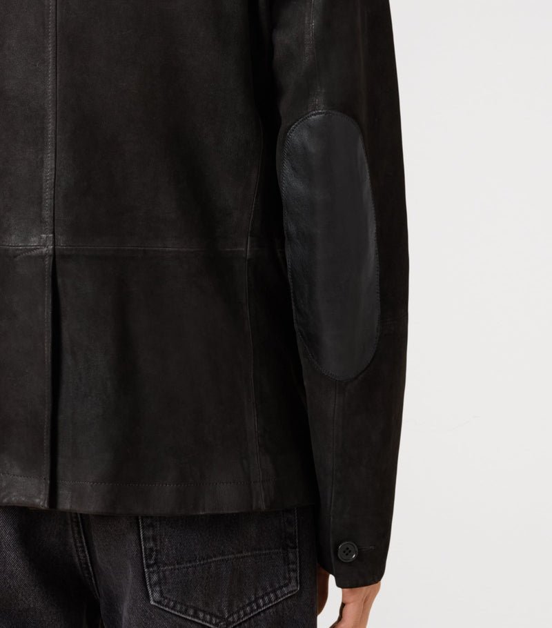 AllSaints Leather Survey Blazer - British fashion product