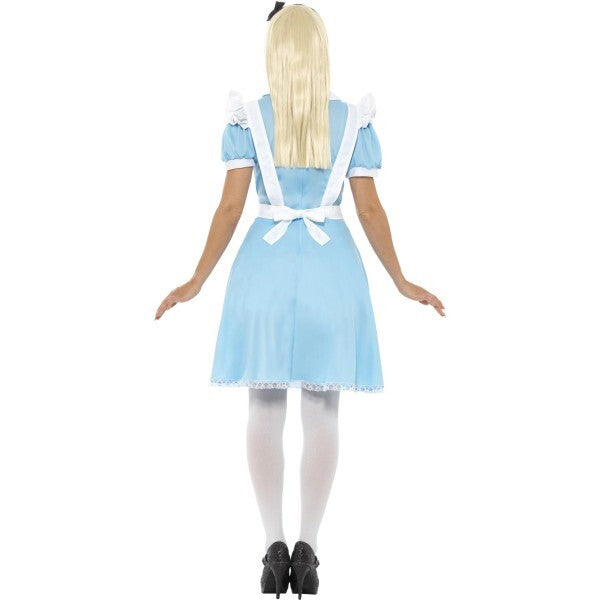 Smiffys Wonder Princess costume blue dress apron headband (British brand)