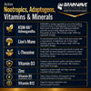 Brainwave Nootropics brain supplement complex 120 capsules (British brand)