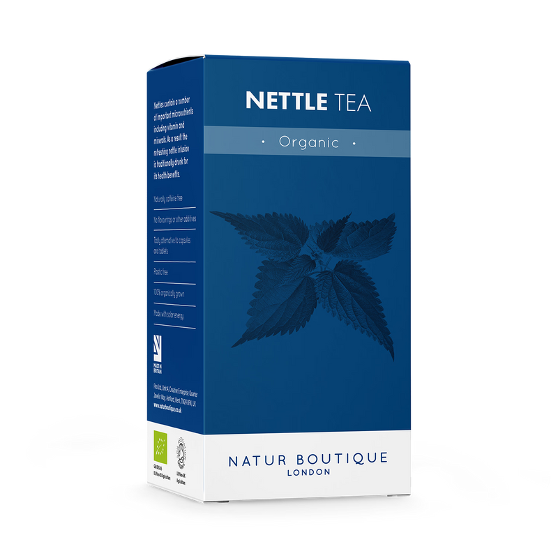 Natur Boutique organic nettle tea bags 20 count, UK version