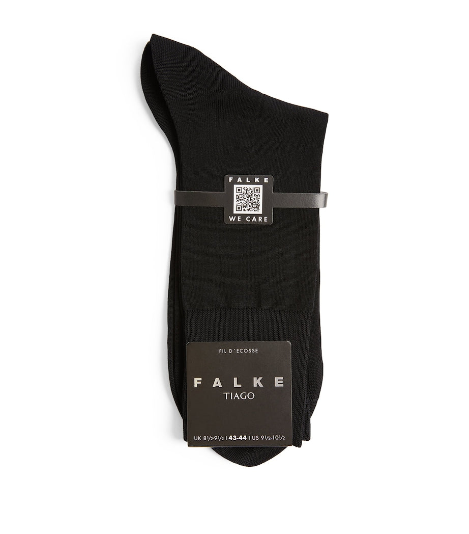 Falke Tiago lightweight cotton dress socks with non-slip sole, UK version