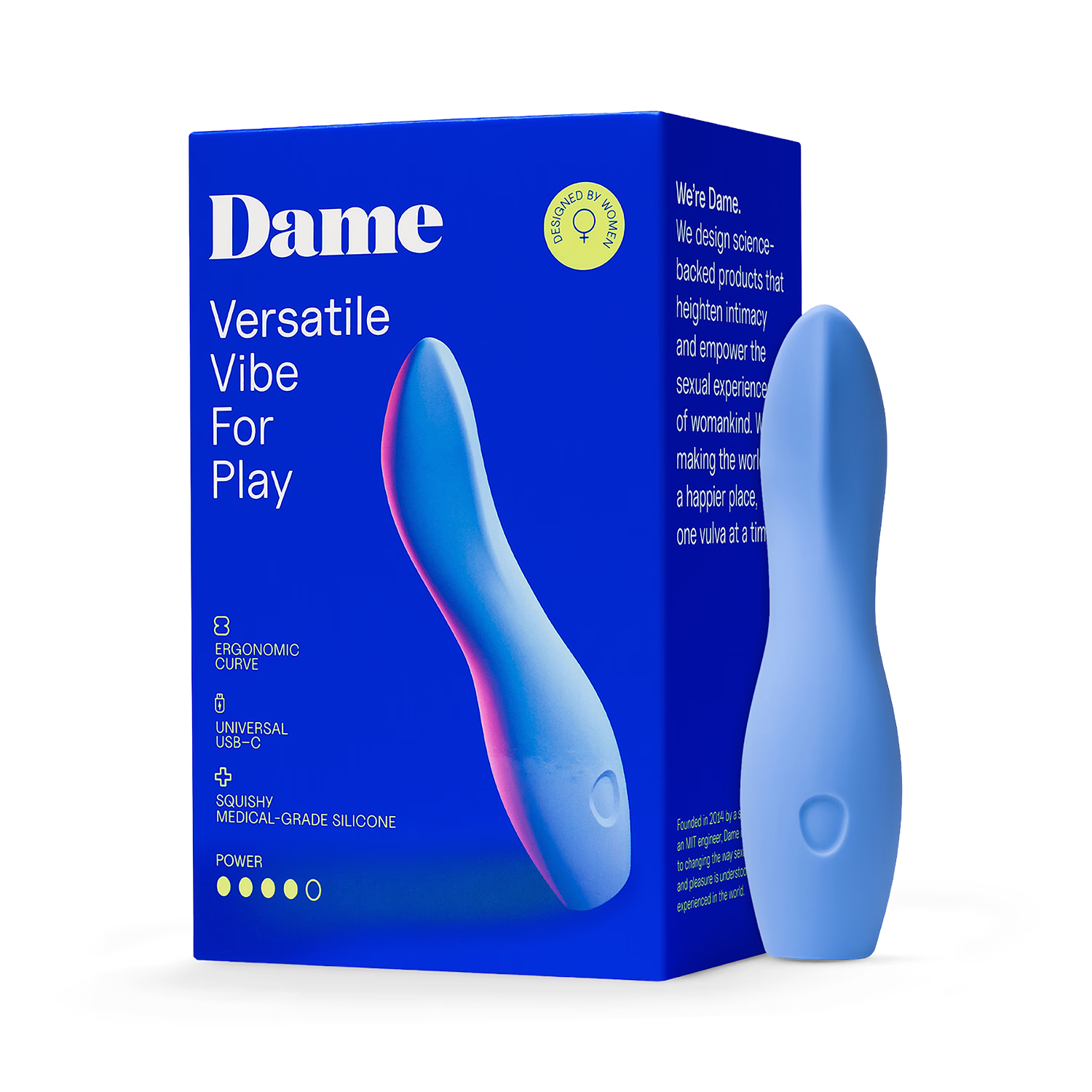 Dame Dip 2.0 internal and external vibrator, imported from the UK