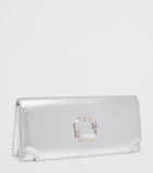 Malone Souliers Vivien metallic leather clutch bag - British product