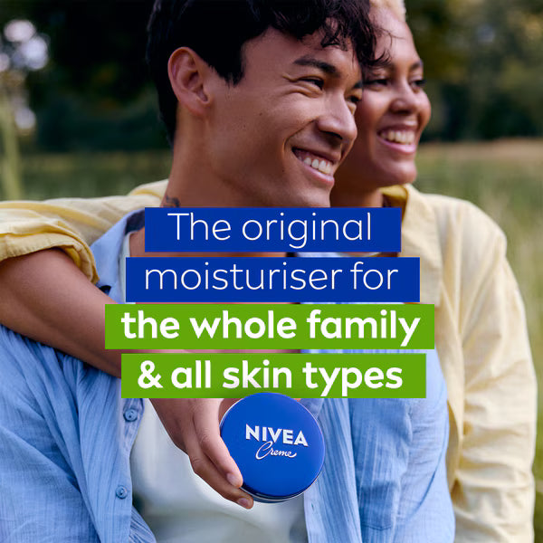 Nivea Creme Moisturiser for Face Hands Body 400ml, imported from the UK