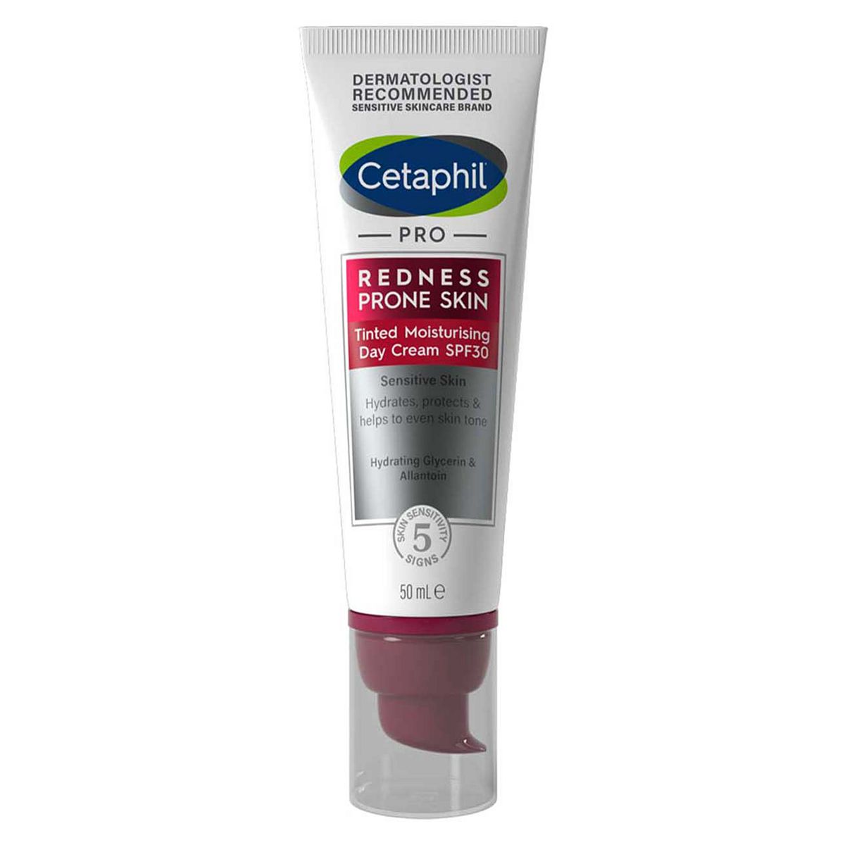 Cetaphil PRO Redness Prone Skin Tinted Moisturising Day Cream SPF 30 with Glycerin 50ml GOODS Boots   