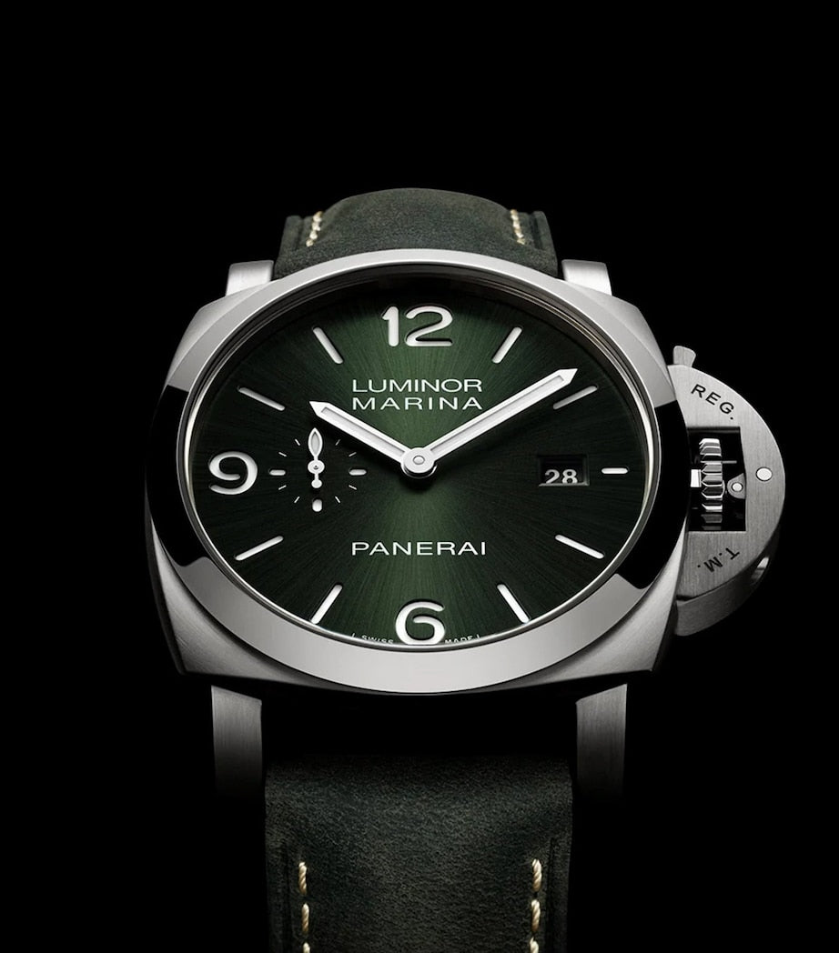 Panerai Luminor Marina brushed titanium watch 44mm, UK version