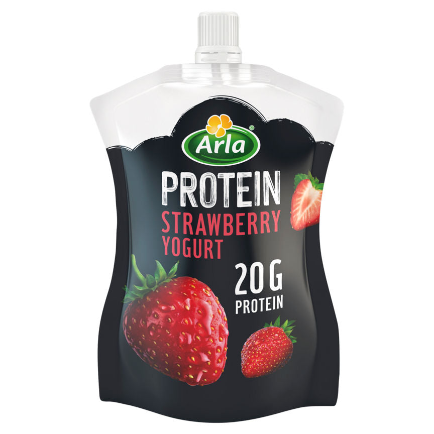 Arla Protein Strawberry Yogurt Pouch GOODS ASDA   