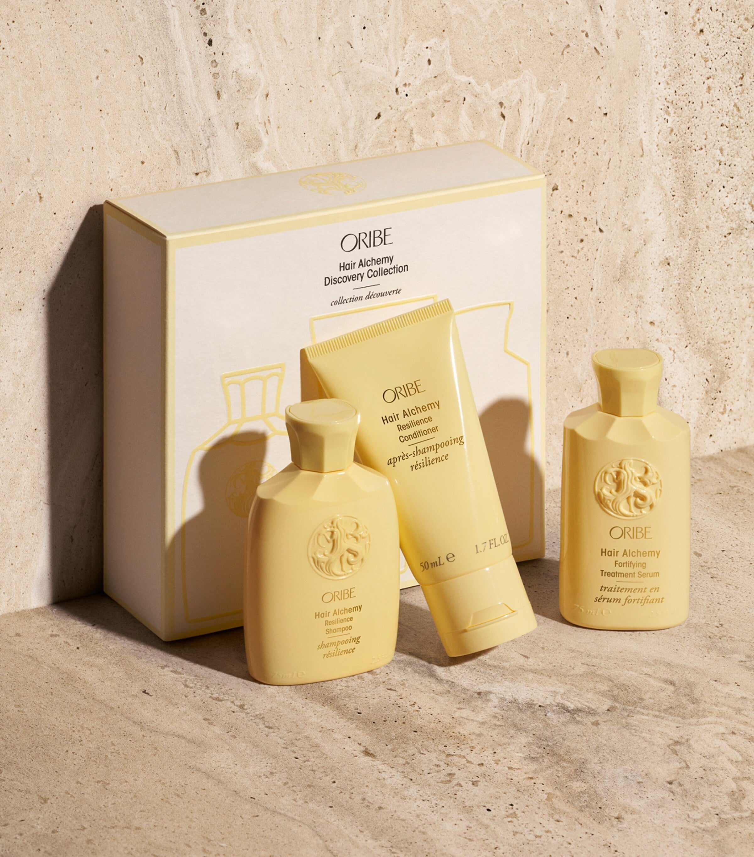 Oribe Hair Alchemy Discovery Set, imported from the UK