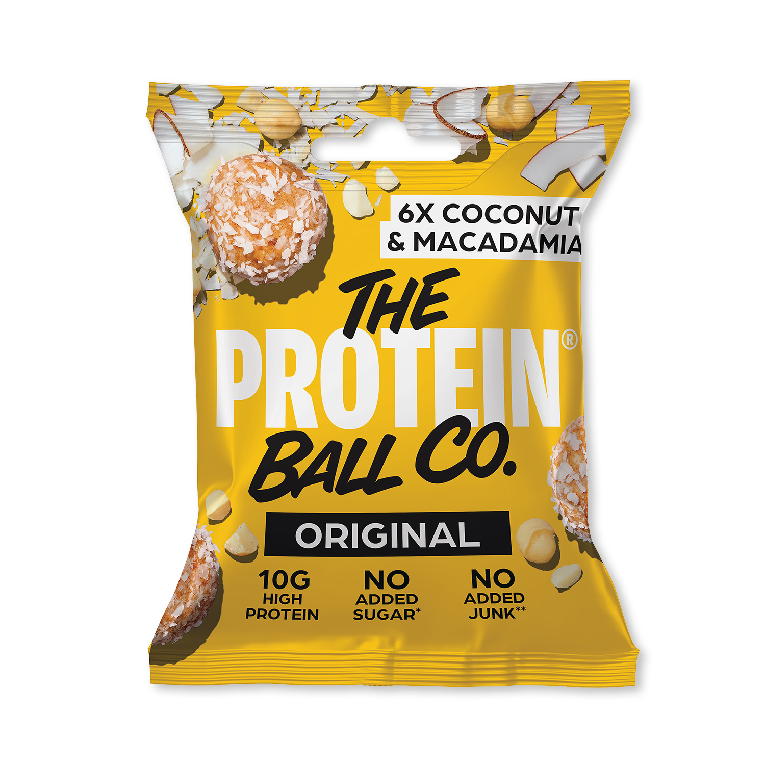 Ballsy Coconut Macadamia protein balls case of 10 - British product