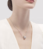 Bvlgari B.zero1 diamond necklace white gold, imported from the UK