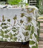 Summerill & Bishop Herb Garden Linen Tablecloth 165cm x 380cm (British brand)
