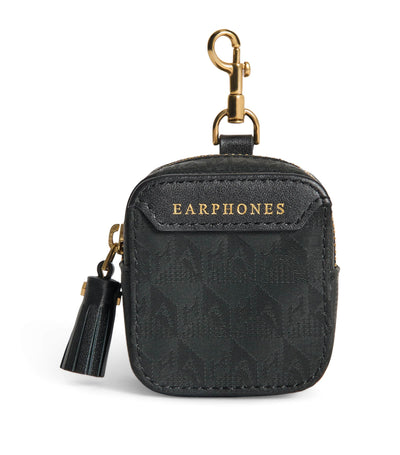 Anya Hindmarch Jacquard Logo Earphones Case