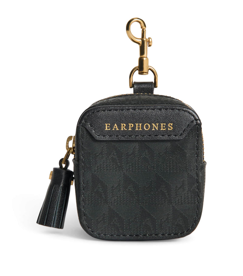 Anya Hindmarch Jacquard Logo earphones case - British product