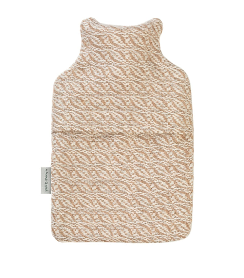 Araminta Campbell small alpaca-blend hot water bottle - British product