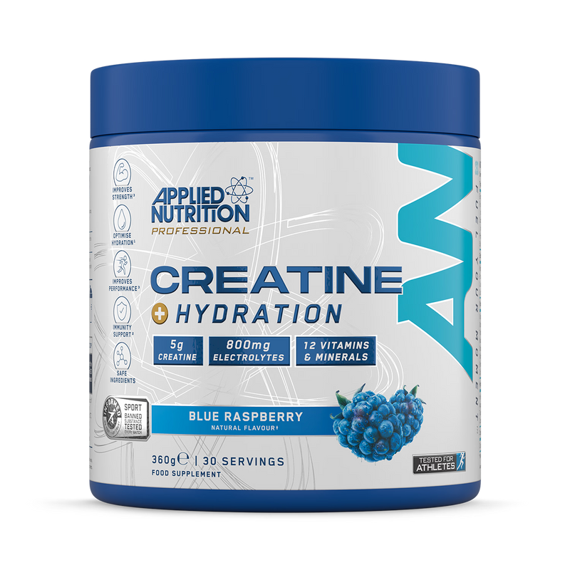 Applied Nutrition Creatine+ Hydration powder Blue Raspberry 300g, UK version