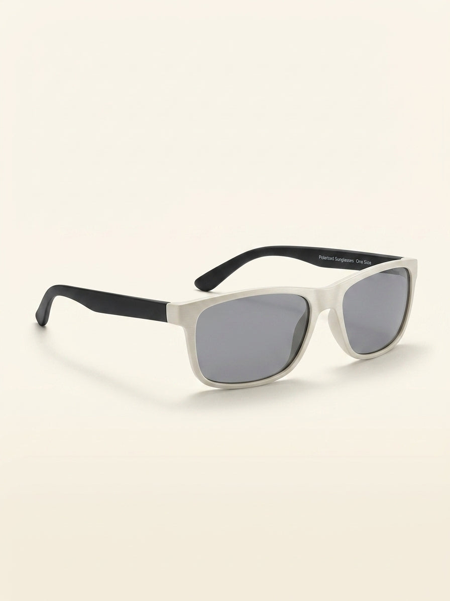 Prada Linea Rossa oval sunglasses metal grey with mirrored lenses, imported from the UK